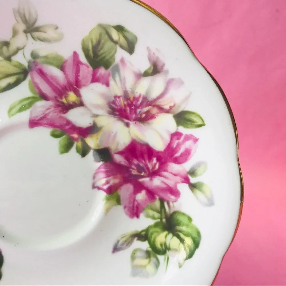 Antique fine china saucer